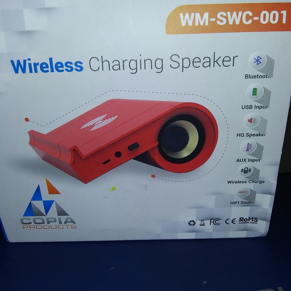 Wireless Smartphone Charging Speaker